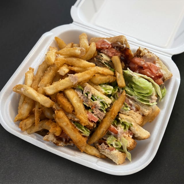 Tuna Club Sandwich.